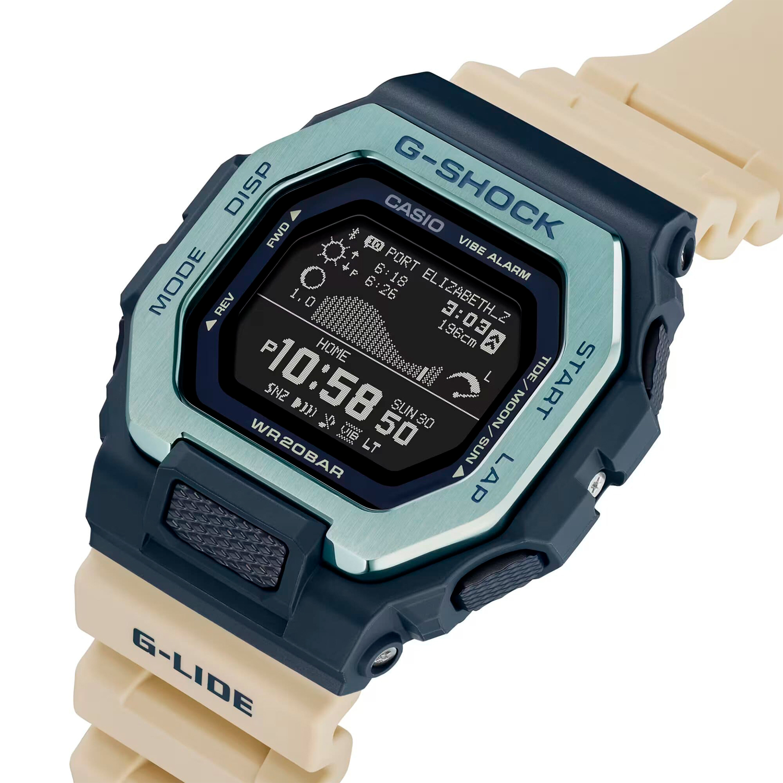Reloj G-SHOCK GBX-100TT-2DR Resina/Acero Hombre Plateado