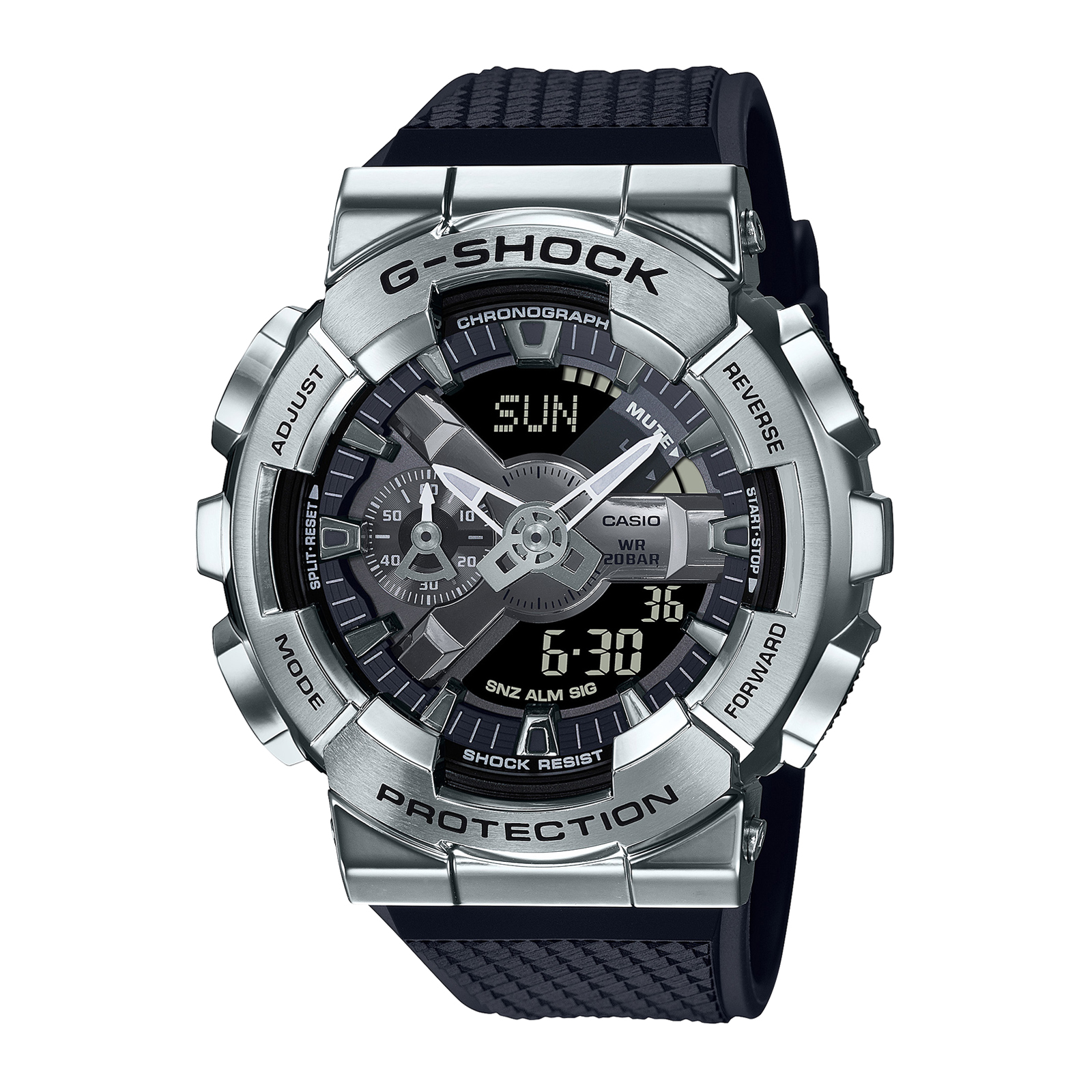 Reloj G-SHOCK GM-110-1ADR Resina/Acero Hombre Plateado - Btime