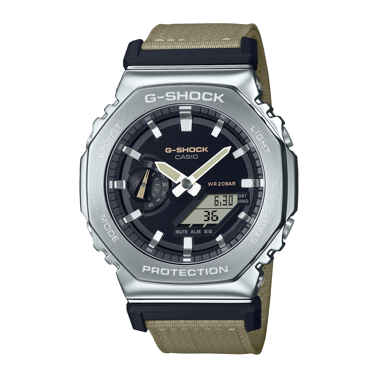 Reloj G-SHOCK GM-2100C-5ADR Resina/Acero Hombre Plateado