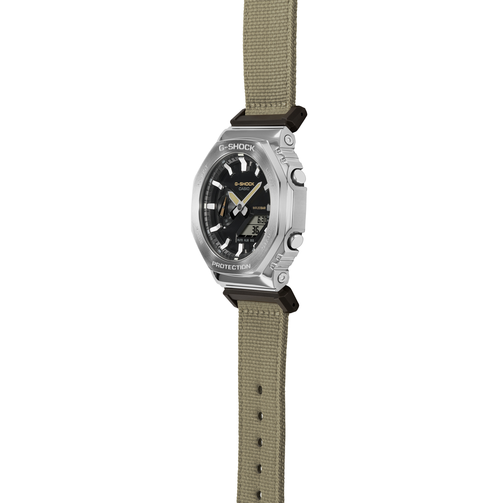 Reloj G-SHOCK GM-2100C-5ADR Resina/Acero Hombre Plateado