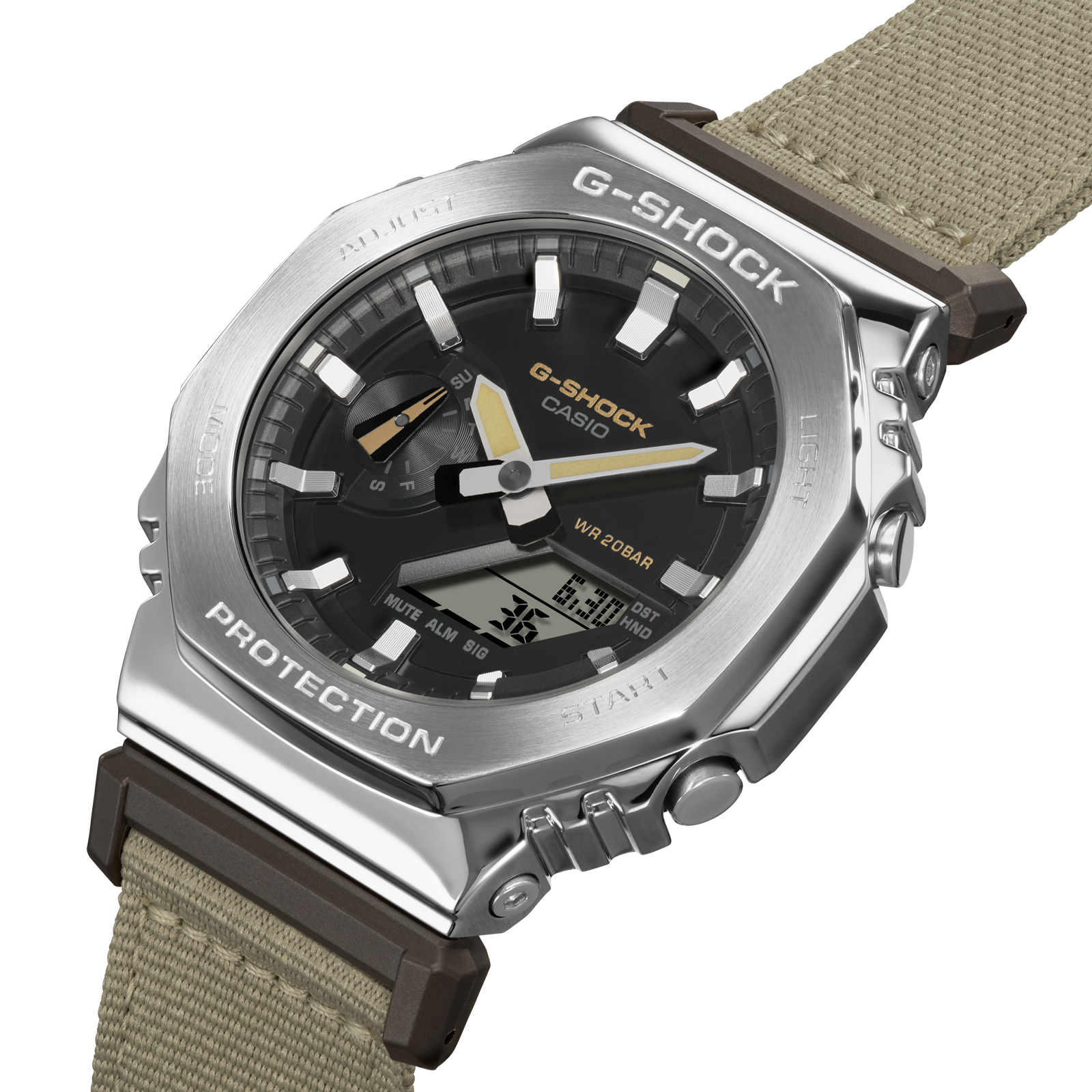 Reloj G-SHOCK GM-2100C-5ADR Resina/Acero Hombre Plateado