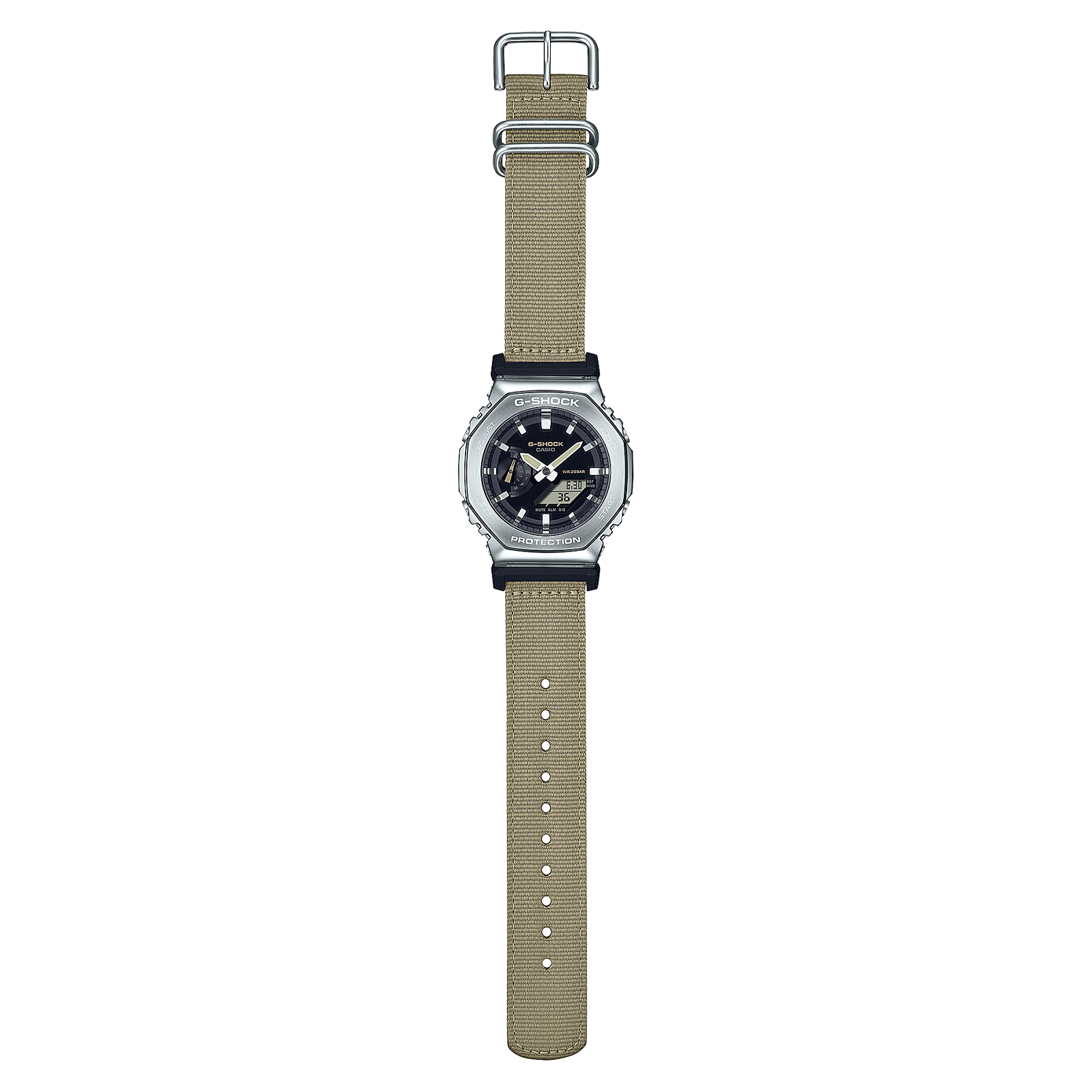 Reloj G-SHOCK GM-2100C-5ADR Resina/Acero Hombre Plateado