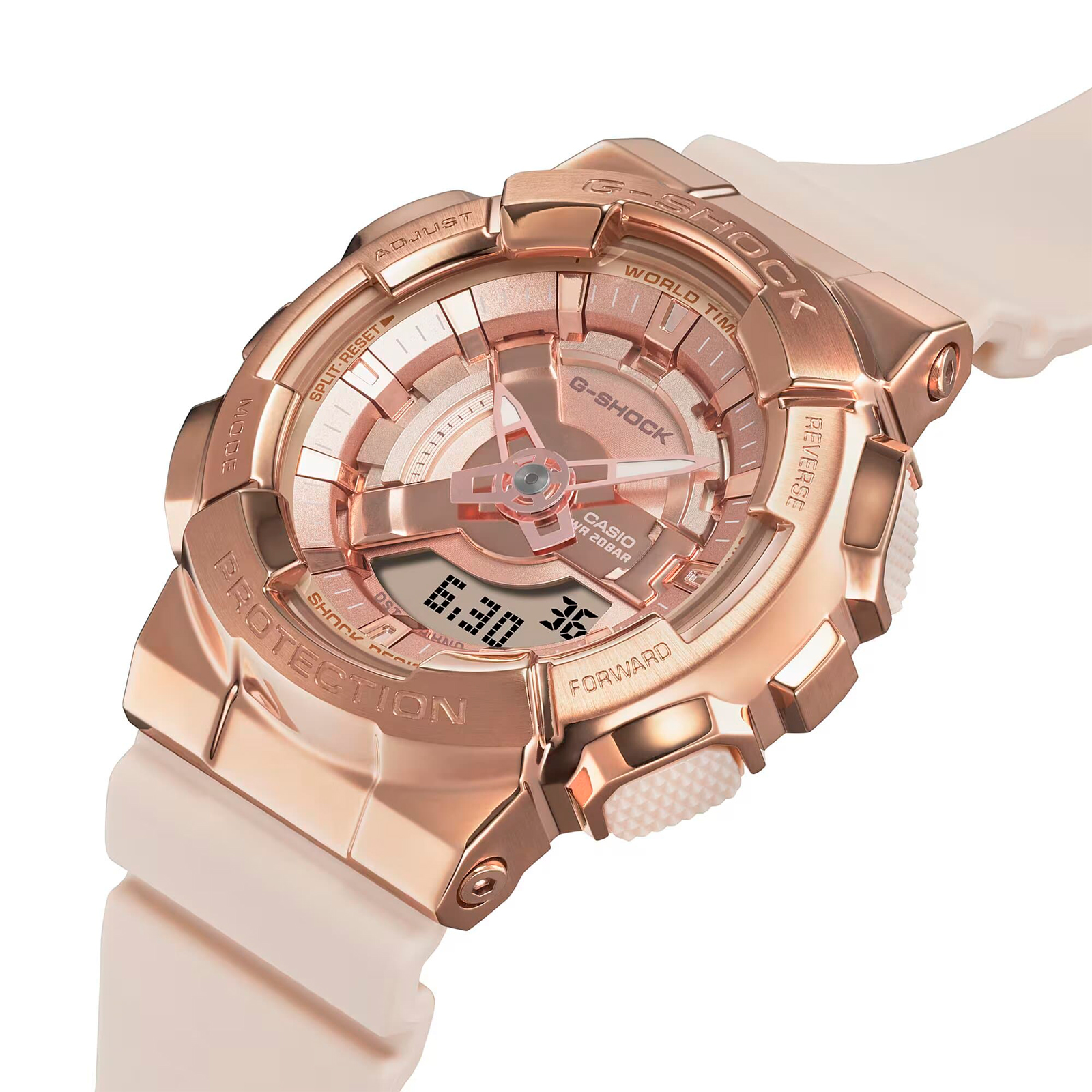 Reloj G-SHOCK GM-S110PG-4ADR Resina/Acero Mujer Oro Rosa