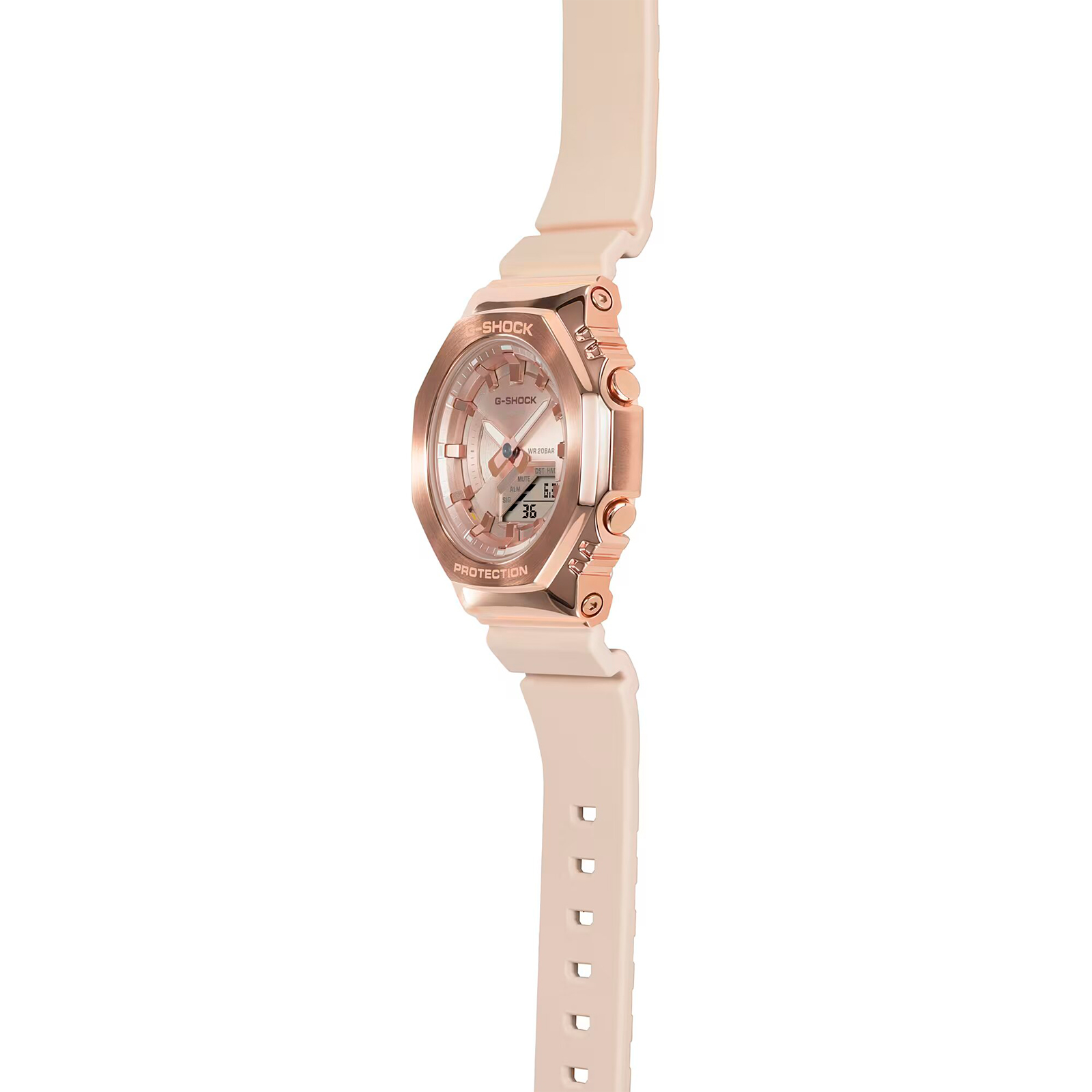 Reloj G-SHOCK GM-S2100PG-4ADR Resina/Acero Mujer Oro Rosa