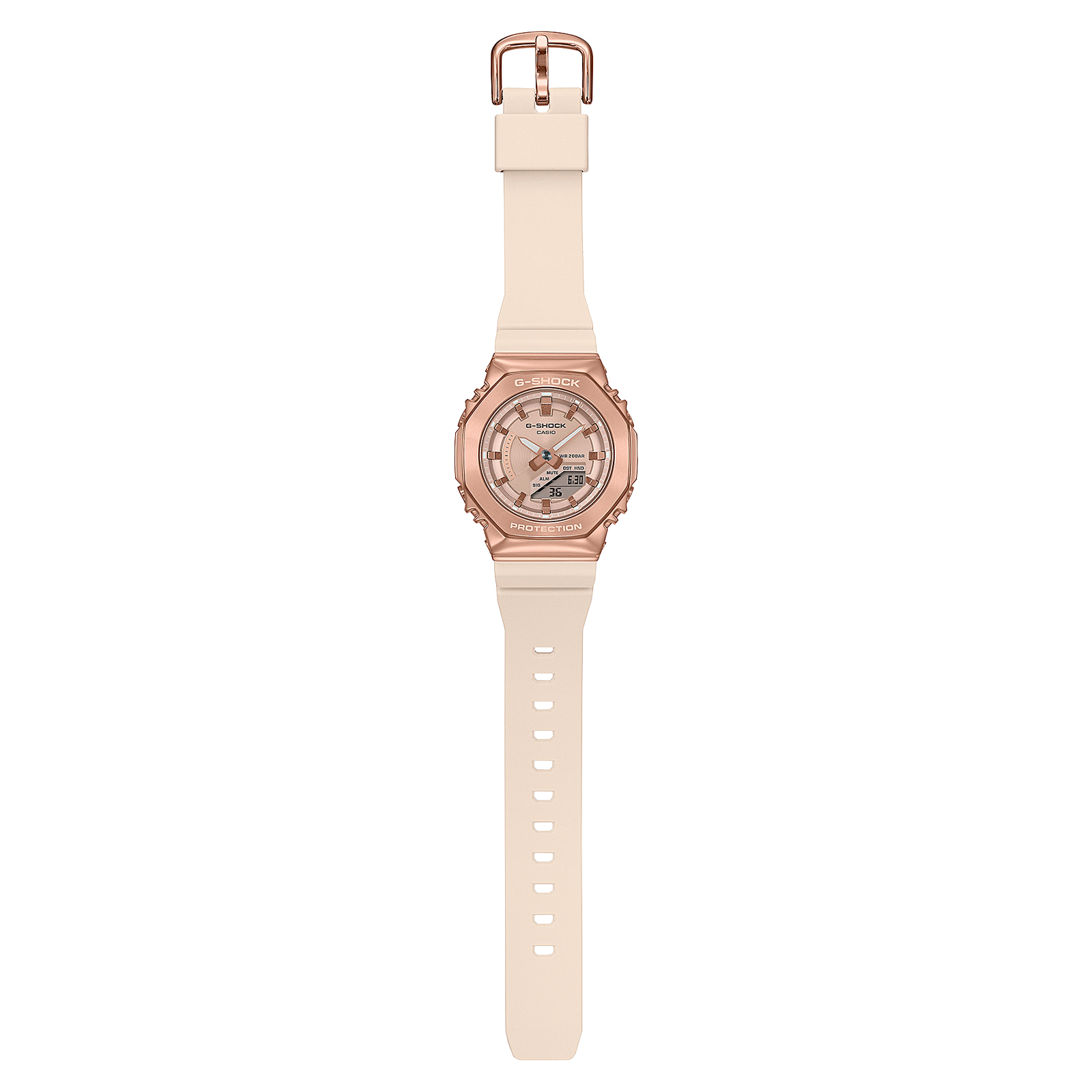 Reloj G-SHOCK GM-S2100PG-4ADR Resina/Acero Mujer Oro Rosa