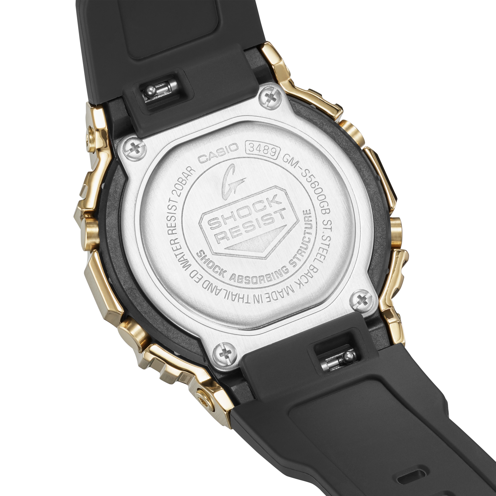 Reloj G-SHOCK GM-S5600GB-1DR Resina/Acero Mujer Dorado