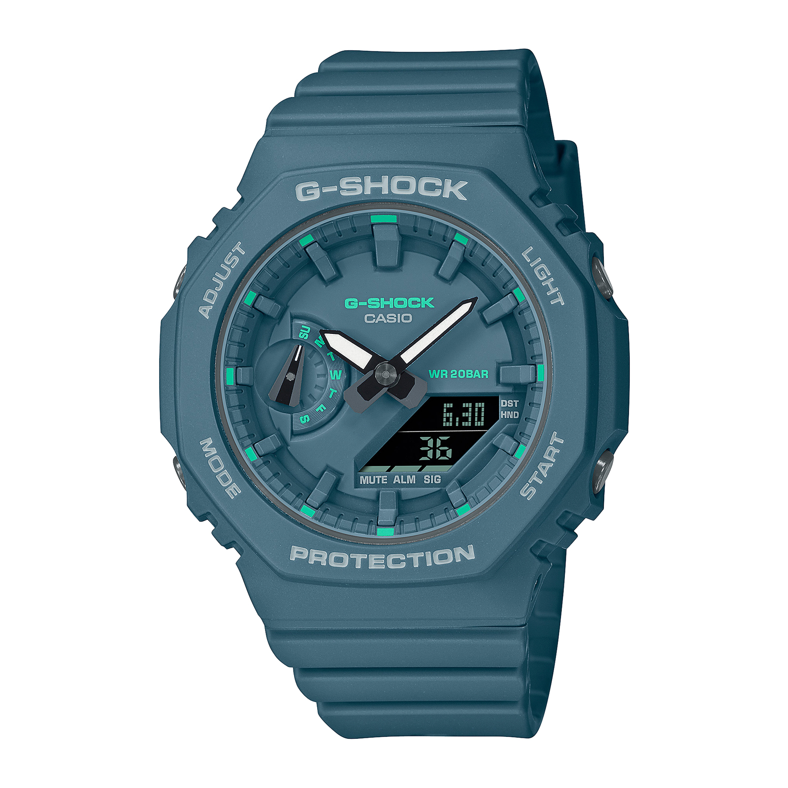 Reloj G-SHOCK GMA-S2100GA-3ADR Carbono/Resina Mujer Verde