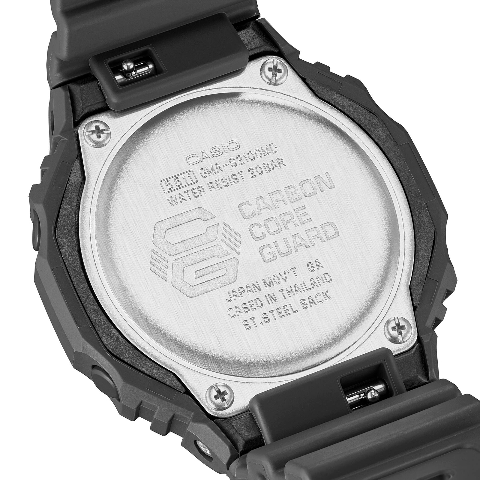 Reloj G-SHOCK GMA-S2100MD-1ADR Carbono/Resina Mujer Negro