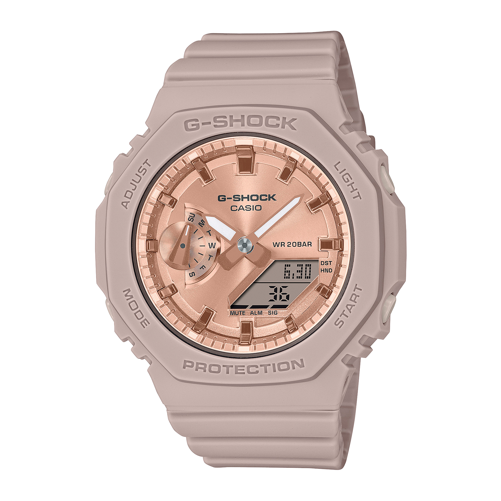 Reloj G-SHOCK GMA-S2100MD-4ADR Carbono/Resina Mujer Blanco Humo