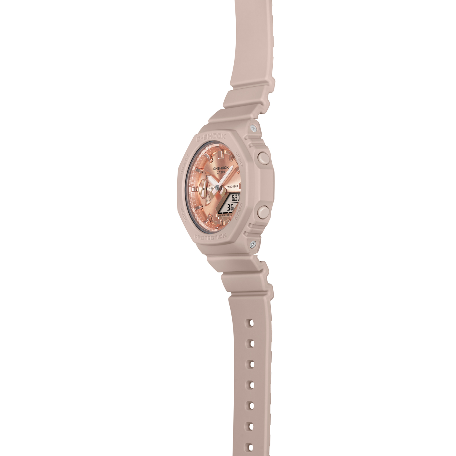 Reloj G-SHOCK GMA-S2100MD-4ADR Carbono/Resina Mujer Blanco Humo