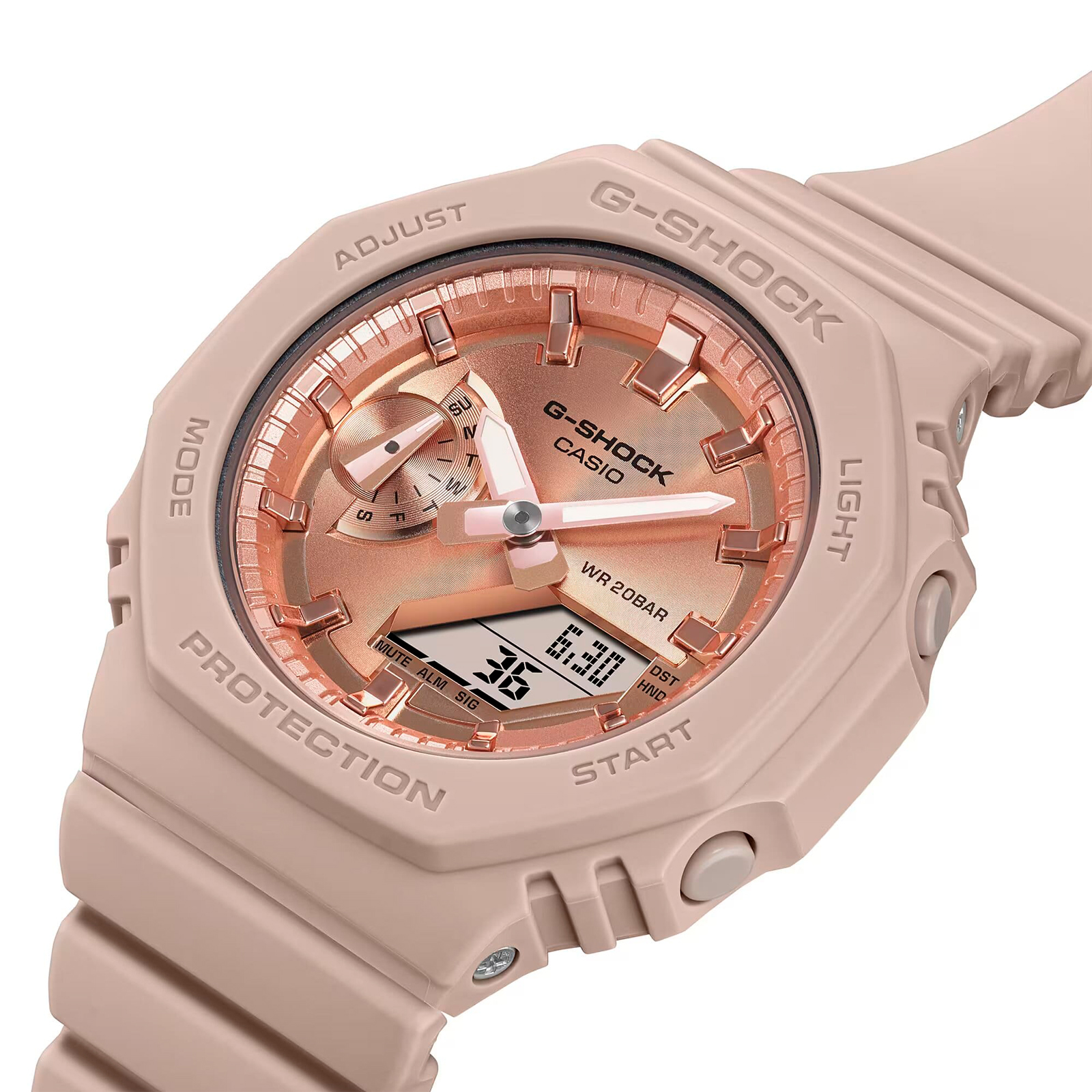 Reloj G-SHOCK GMA-S2100MD-4ADR Carbono/Resina Mujer Blanco Humo