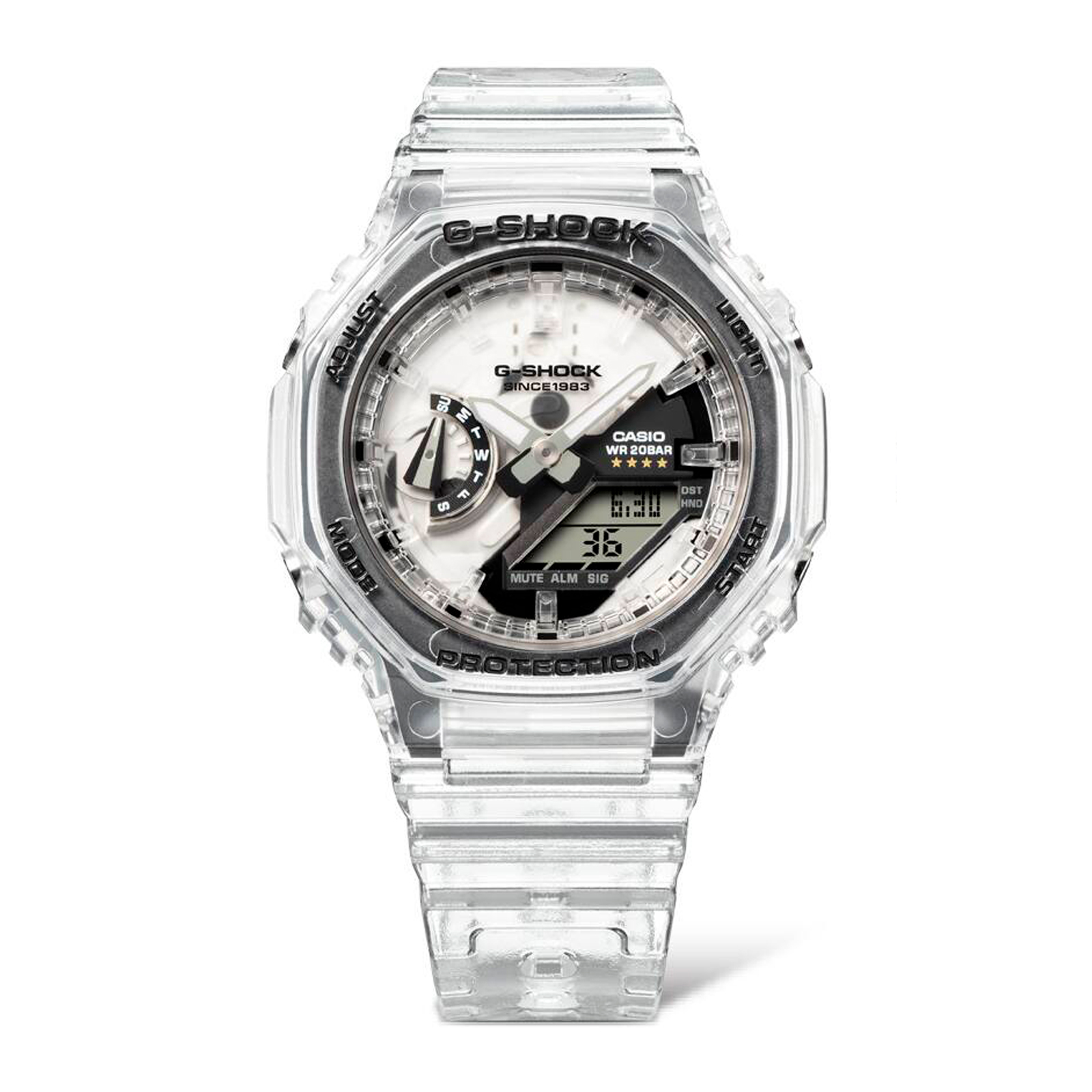 Reloj G-SHOCK GMA-S2140RX-7ADR Carbono/Resina Mujer Transparente