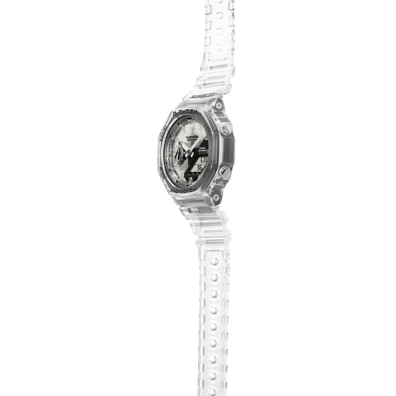 Reloj G-SHOCK GMA-S2140RX-7ADR Carbono/Resina Mujer Transparente