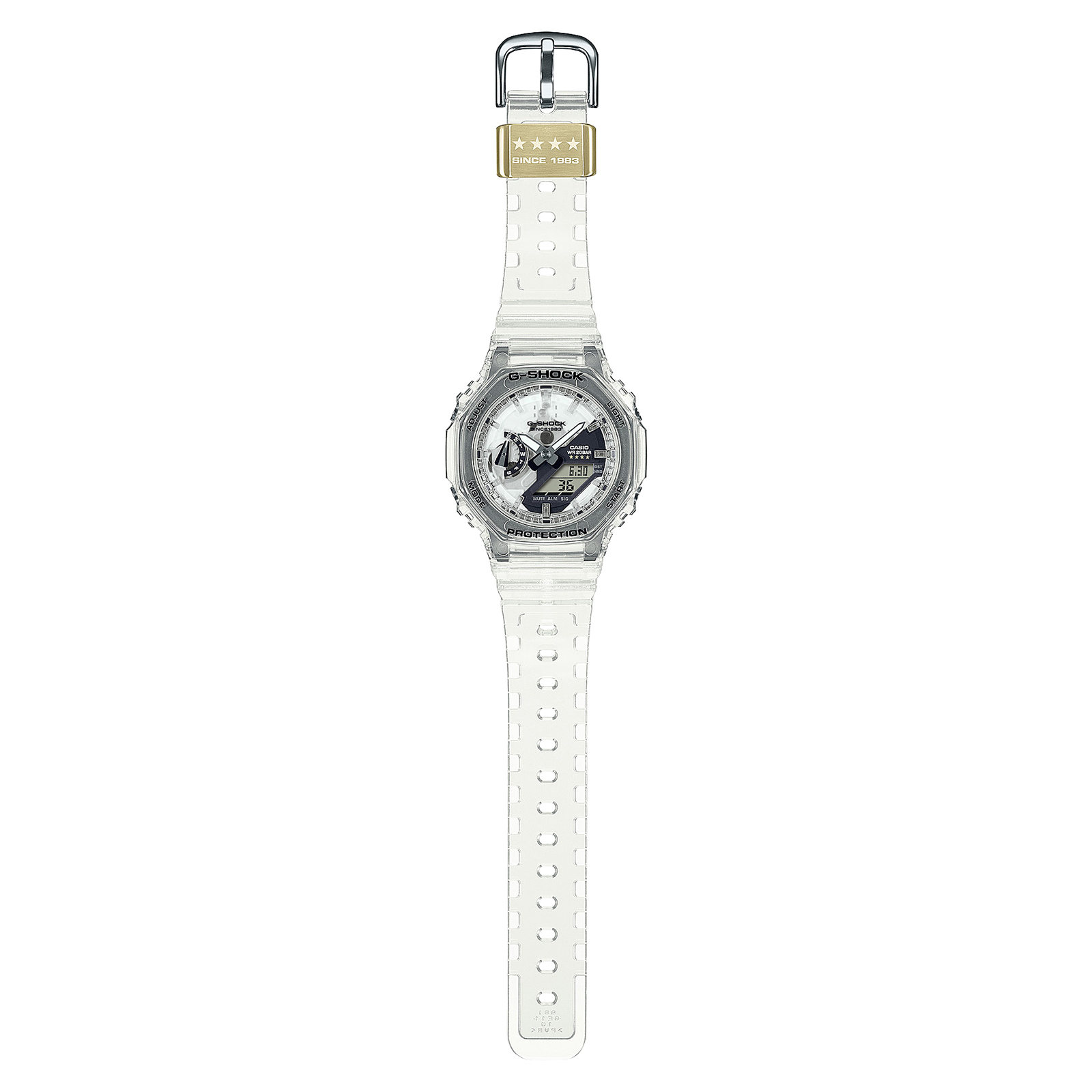 Reloj G-SHOCK GMA-S2140RX-7ADR Carbono/Resina Mujer Transparente