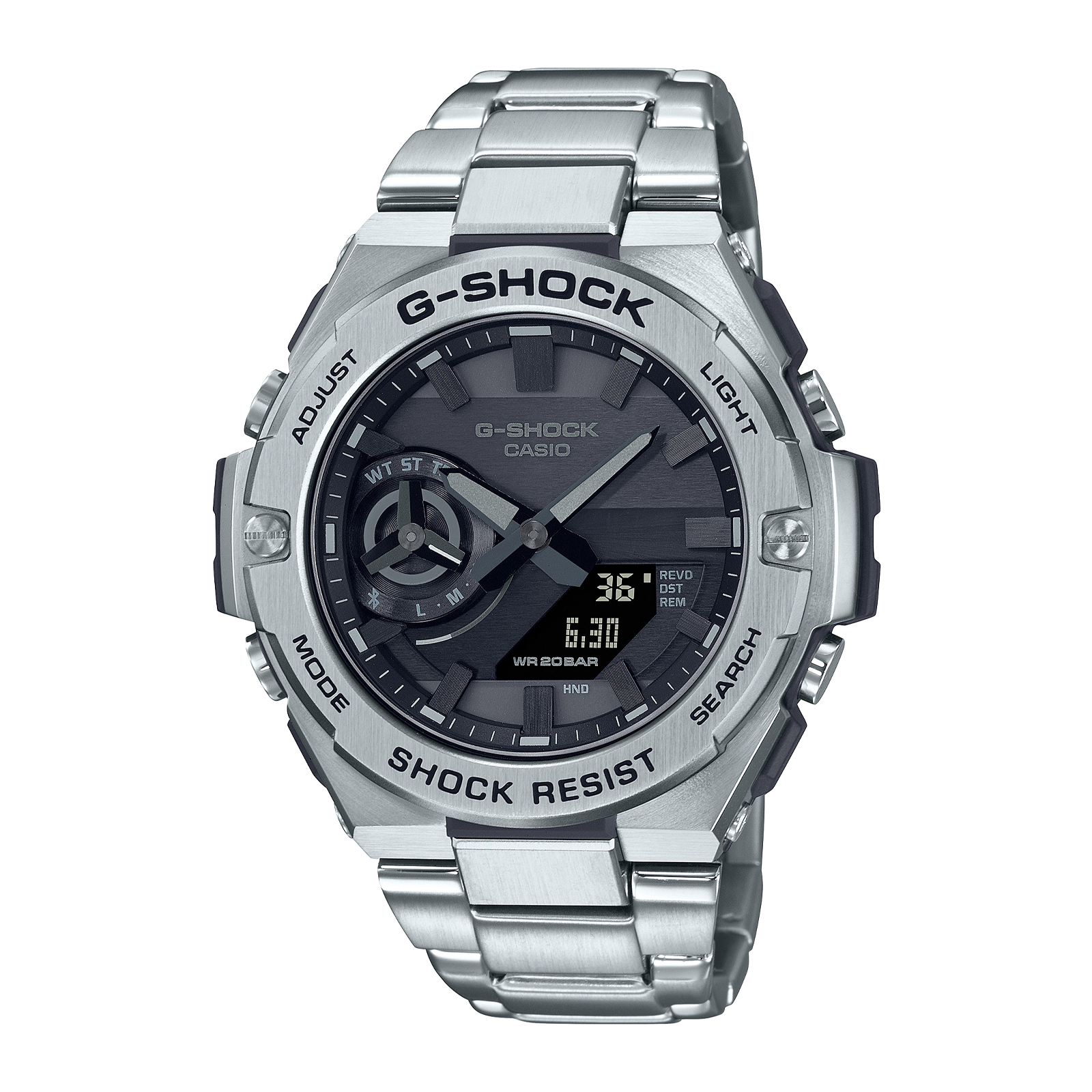 Reloj G-SHOCK GST-B500D-1A1DR Resina/Acero Hombre Plateado