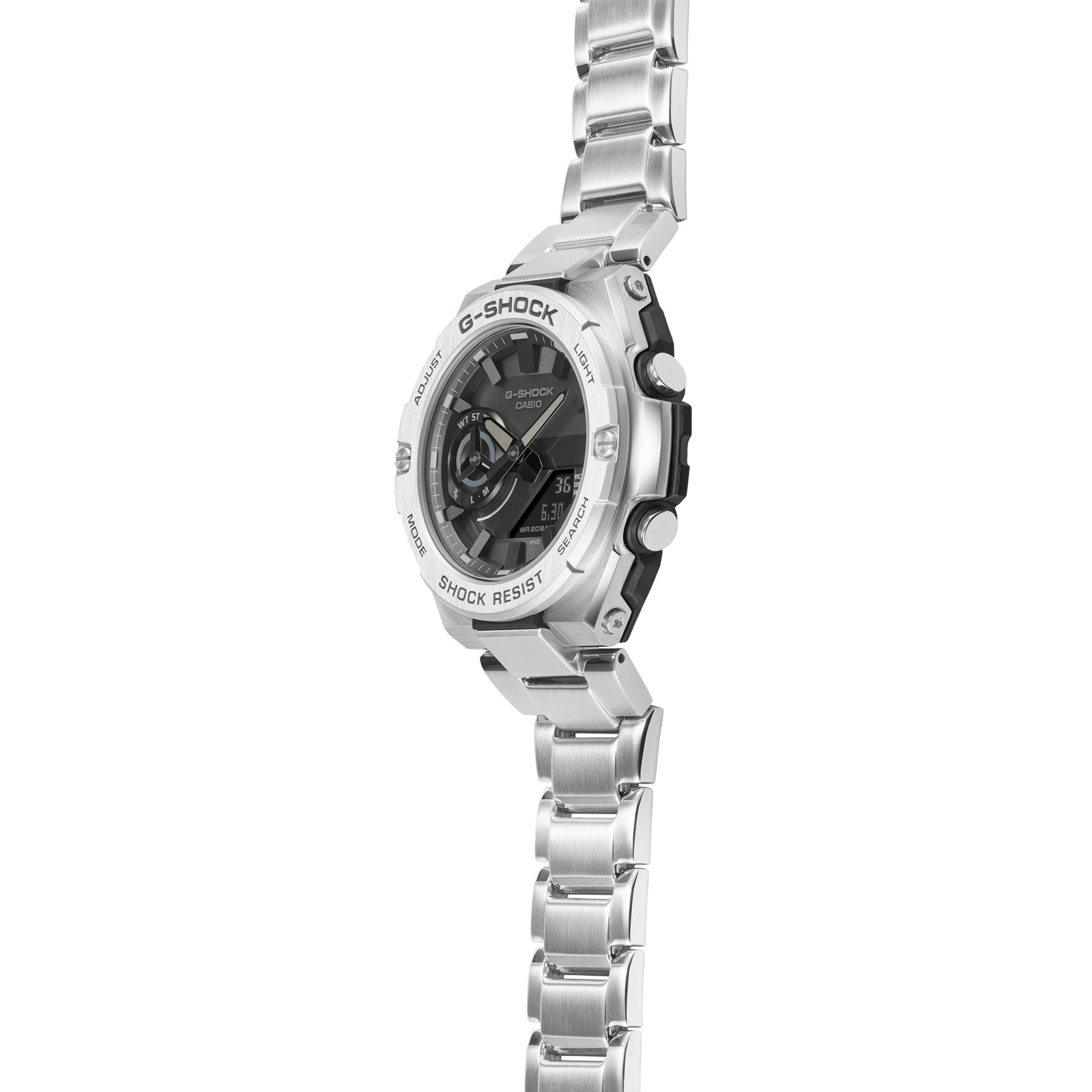 Reloj G-SHOCK GST-B500D-1A1DR Resina/Acero Hombre Plateado