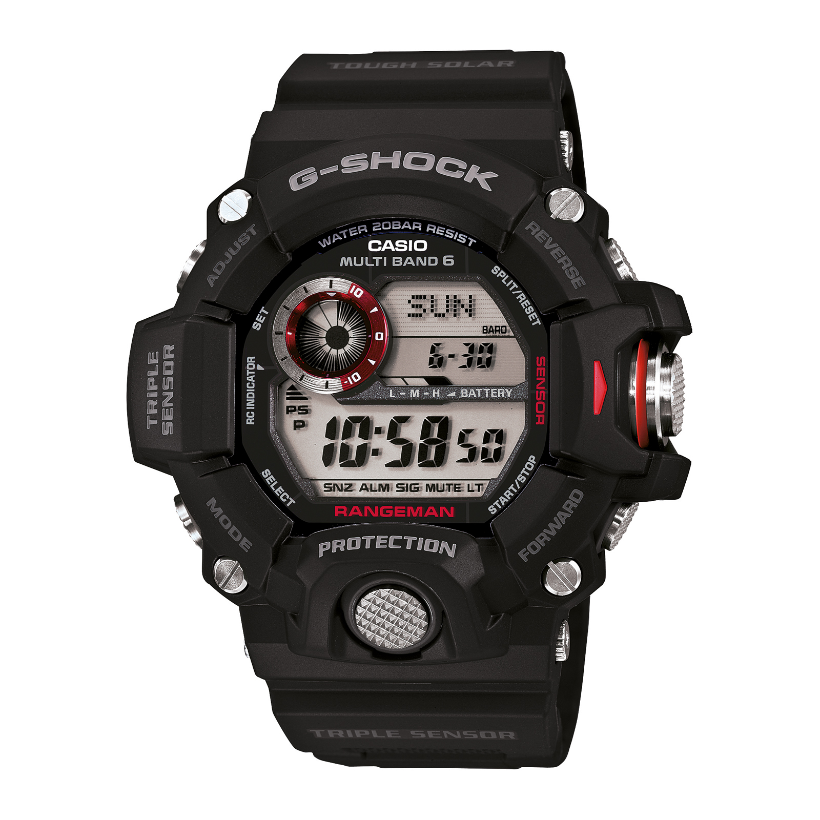 Reloj G-SHOCK GW-9400-1DR Resina Hombre Negro