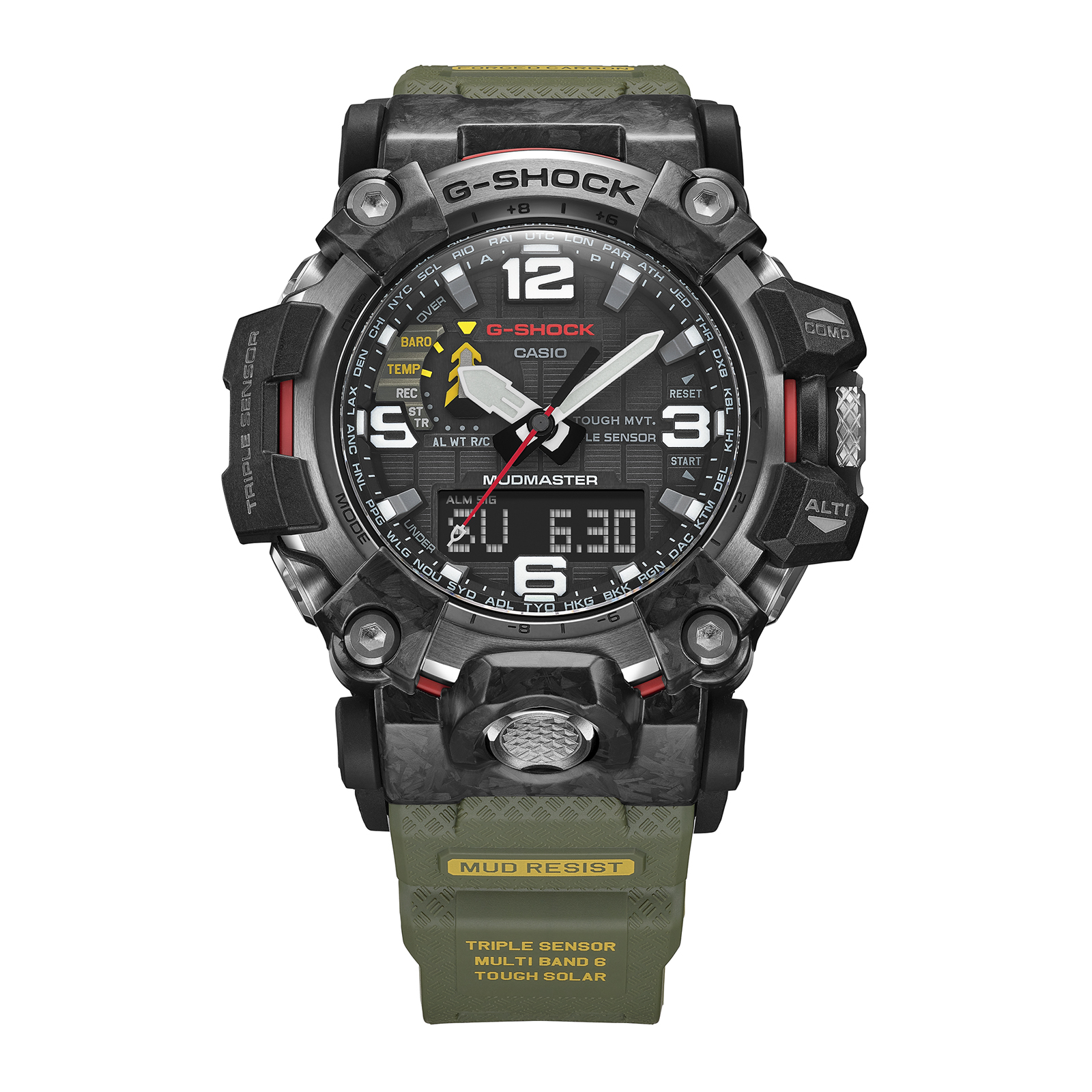 Reloj G-SHOCK GWG-2000-1A3DR Resina/Acero Hombre Negro