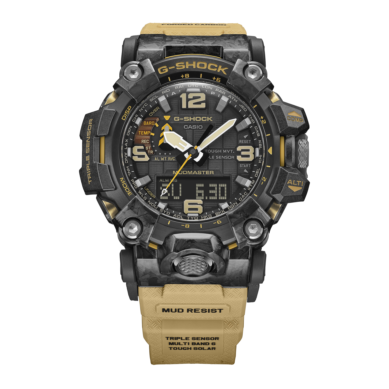 Reloj G-SHOCK GWG-2000-1A5DR Resina/Acero Hombre Negro