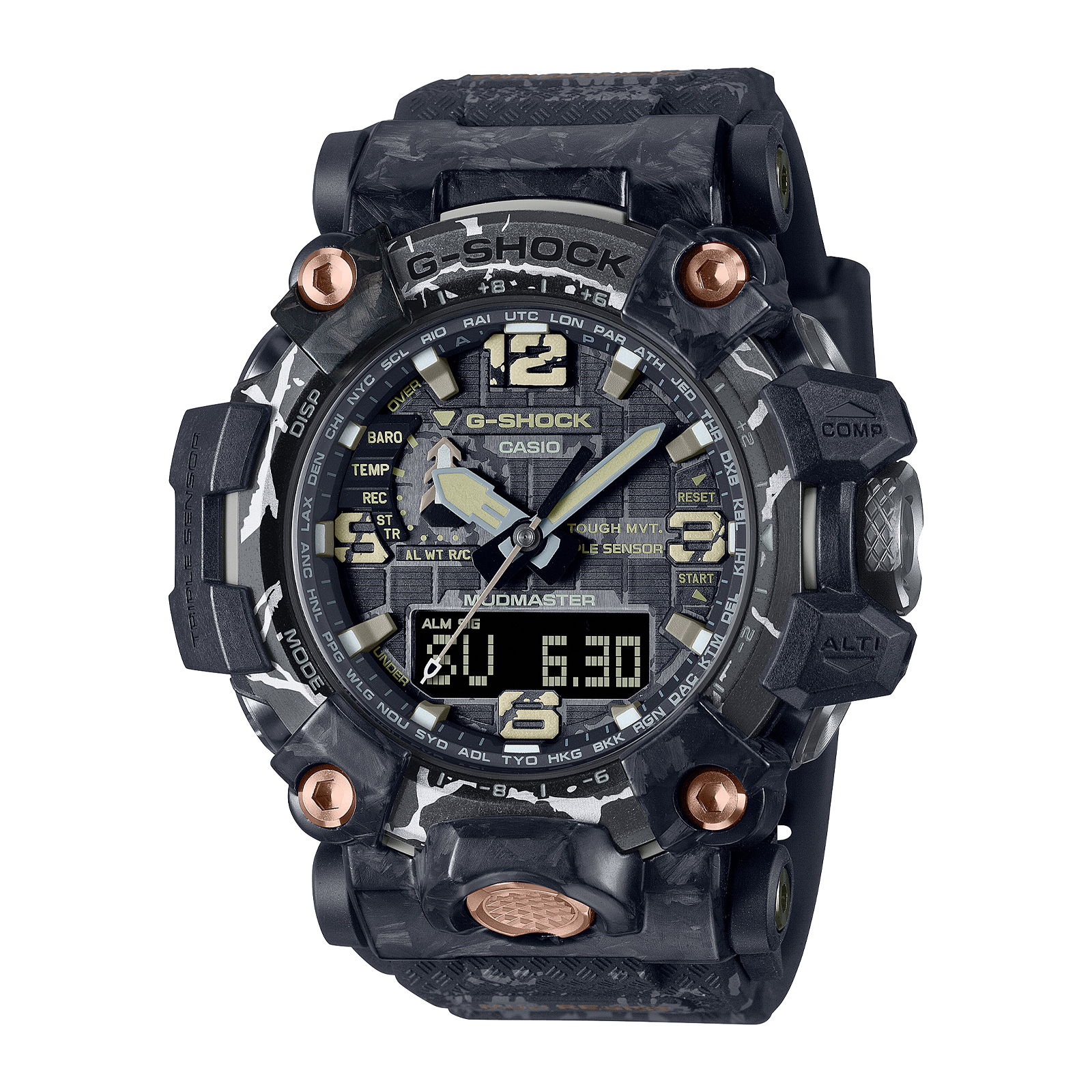 Reloj G-SHOCK GWG-2000CR-1ADR Resina/Acero Hombre Negro - Btime