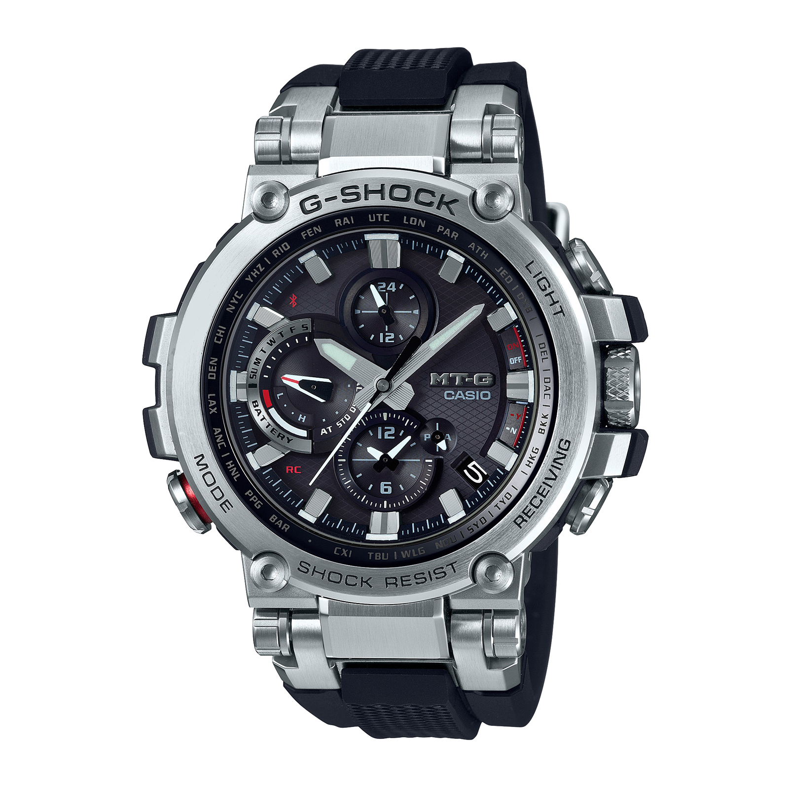 Reloj G-SHOCK MTG-B1000-1ADR Resina/Acero Hombre Plateado