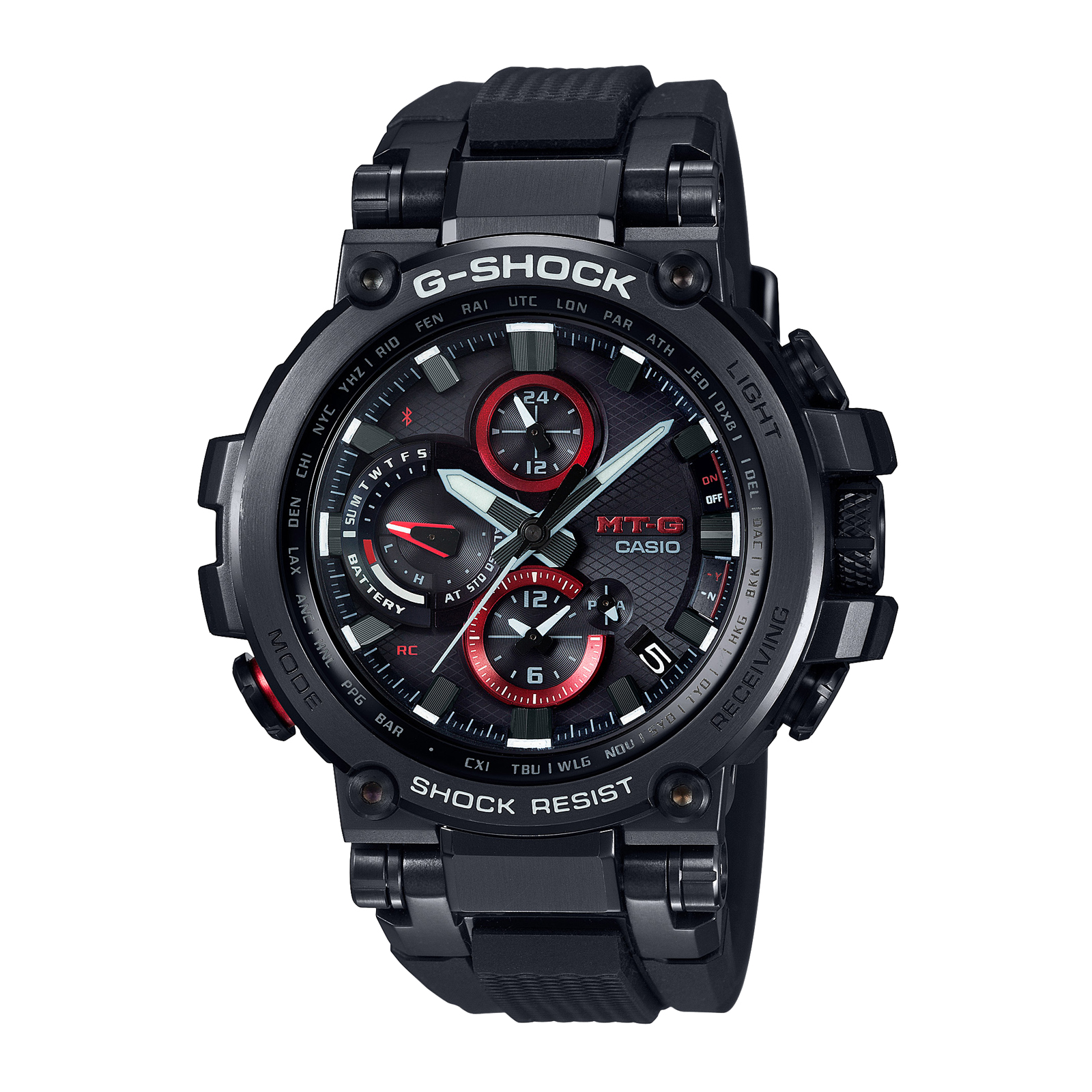 Reloj G-SHOCK MTG-B1000B-1ADR Resina/Acero Hombre Negro