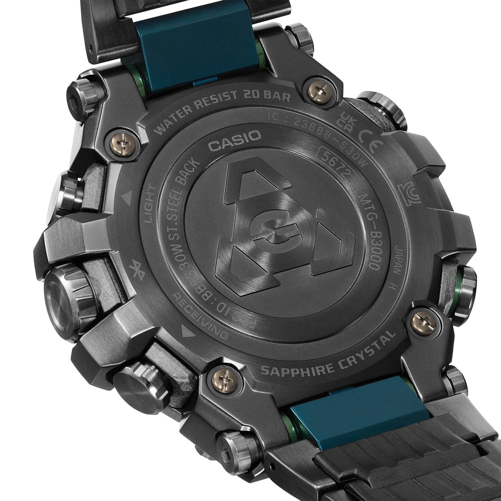 Reloj G-SHOCK MTG-B3000BD-1A2DR Resina/Acero Hombre Negro