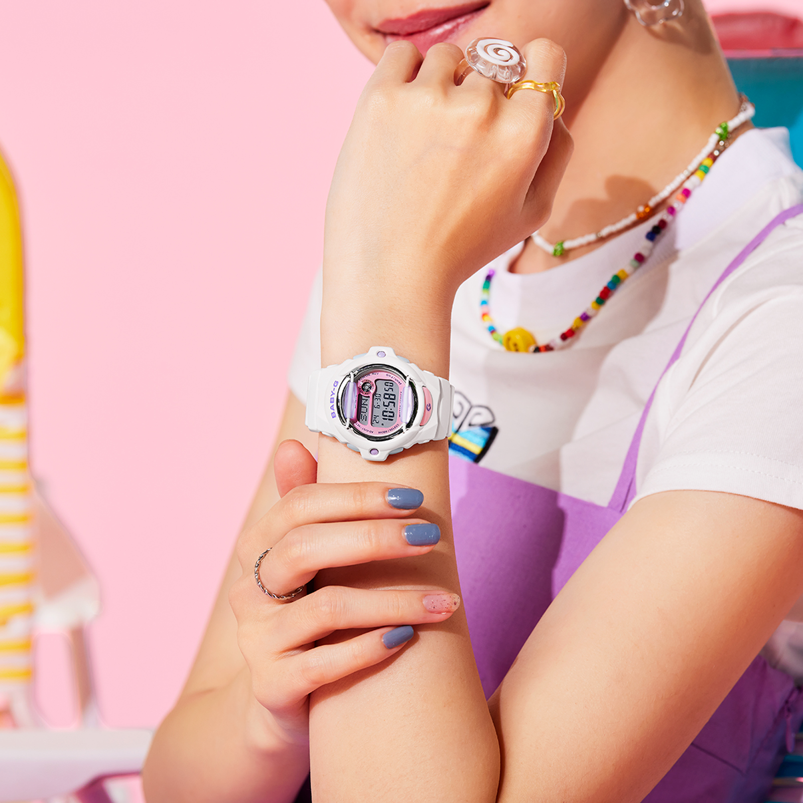 Reloj BABY-G BG-169PB-7DR Resina/Acero Mujer Blanco