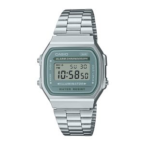 Reloj CASIO A168WA-3AYDF Resina/Cromado Unisex Plateado