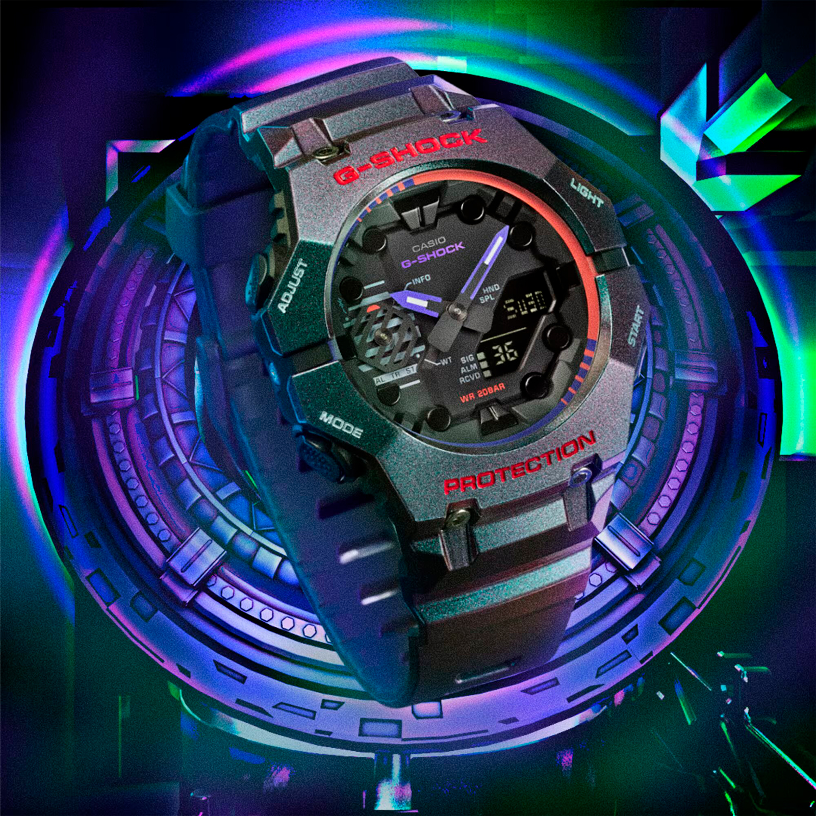 Reloj G-SHOCK GA-B001AH-6ADR Carbono/Resina Hombre Gris