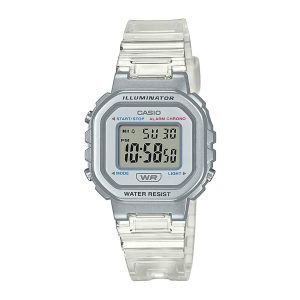 Reloj CASIO LA-20WHS-7ADF Resina Juvenil Plateado