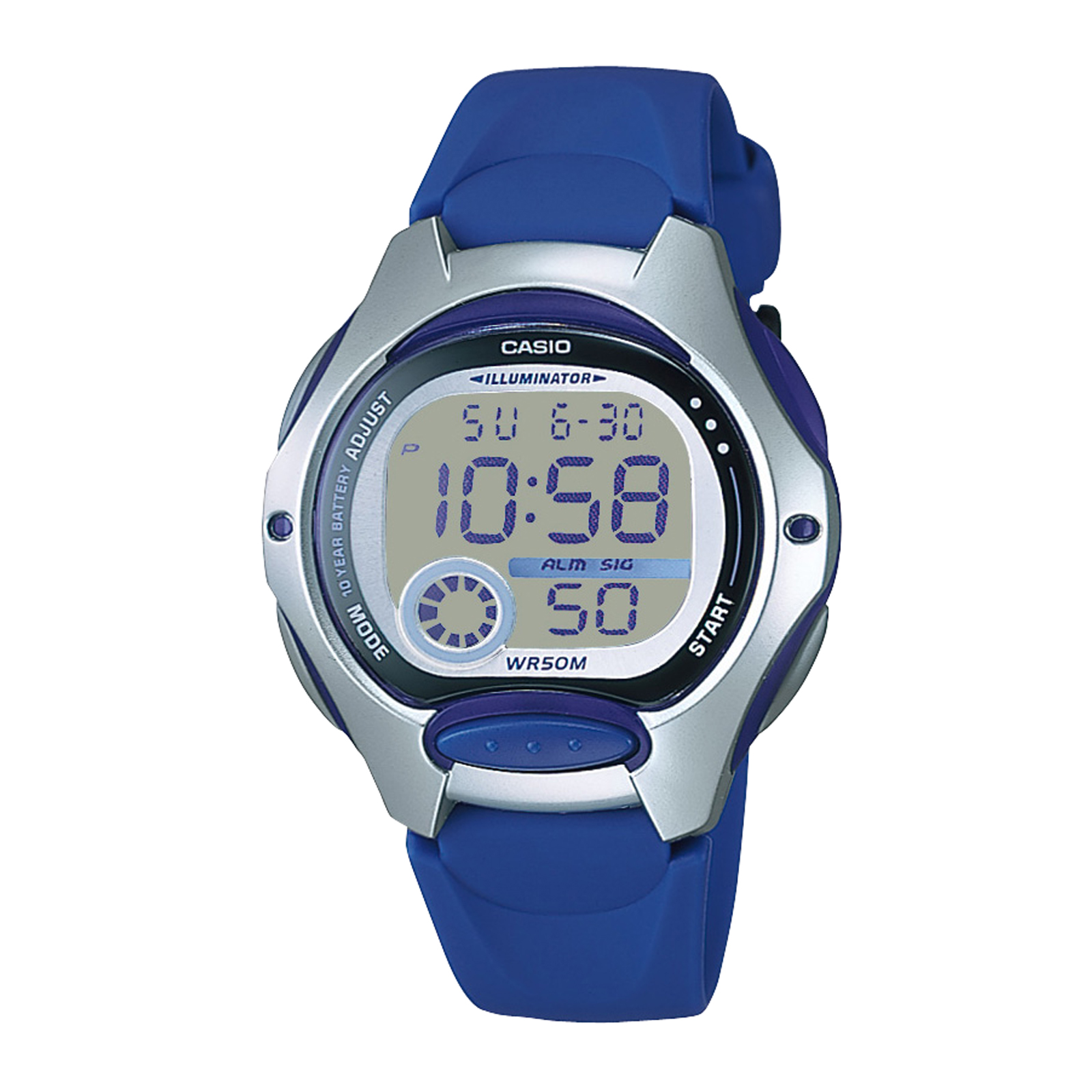 Reloj CASIO LW-200-2AVDF Resina Juvenil Plateado