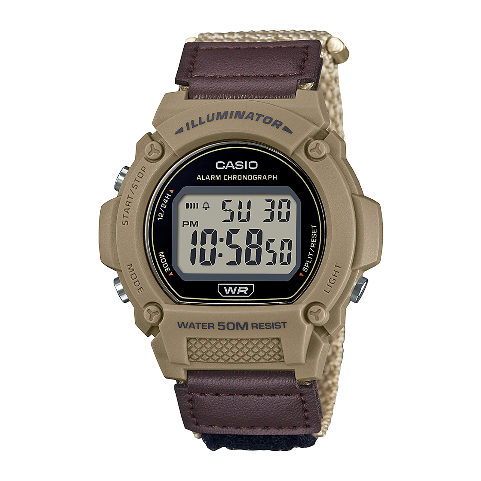 Reloj CASIO W-219HB-5AVDF Resina Hombre Marron