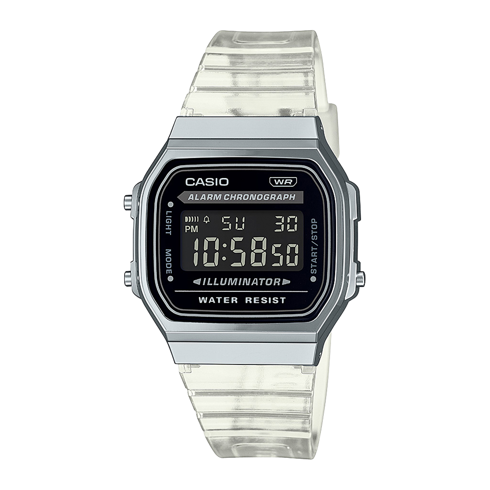 Reloj CASIO A168XES-1BDF Resina/Cromado Unisex Gris