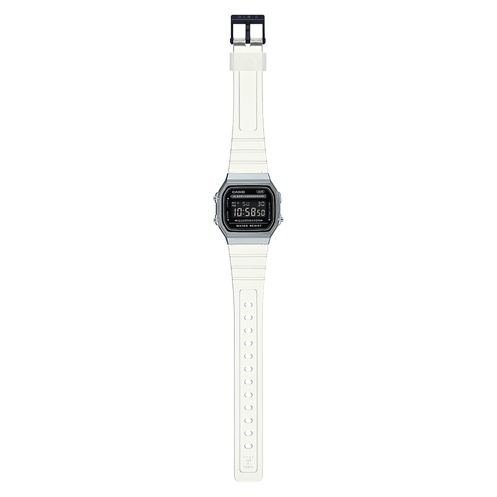 Reloj CASIO A168XES-1BDF Resina/Cromado Unisex Gris