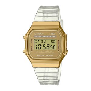 Reloj CASIO A168XESG-9ADF Resina Unisex Dorado