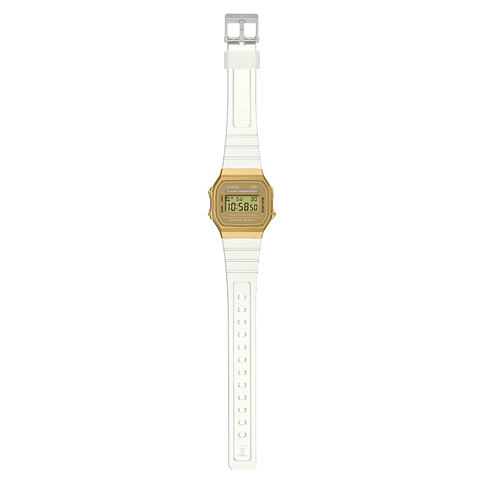 Reloj CASIO A168XESG-9ADF Resina Unisex Dorado