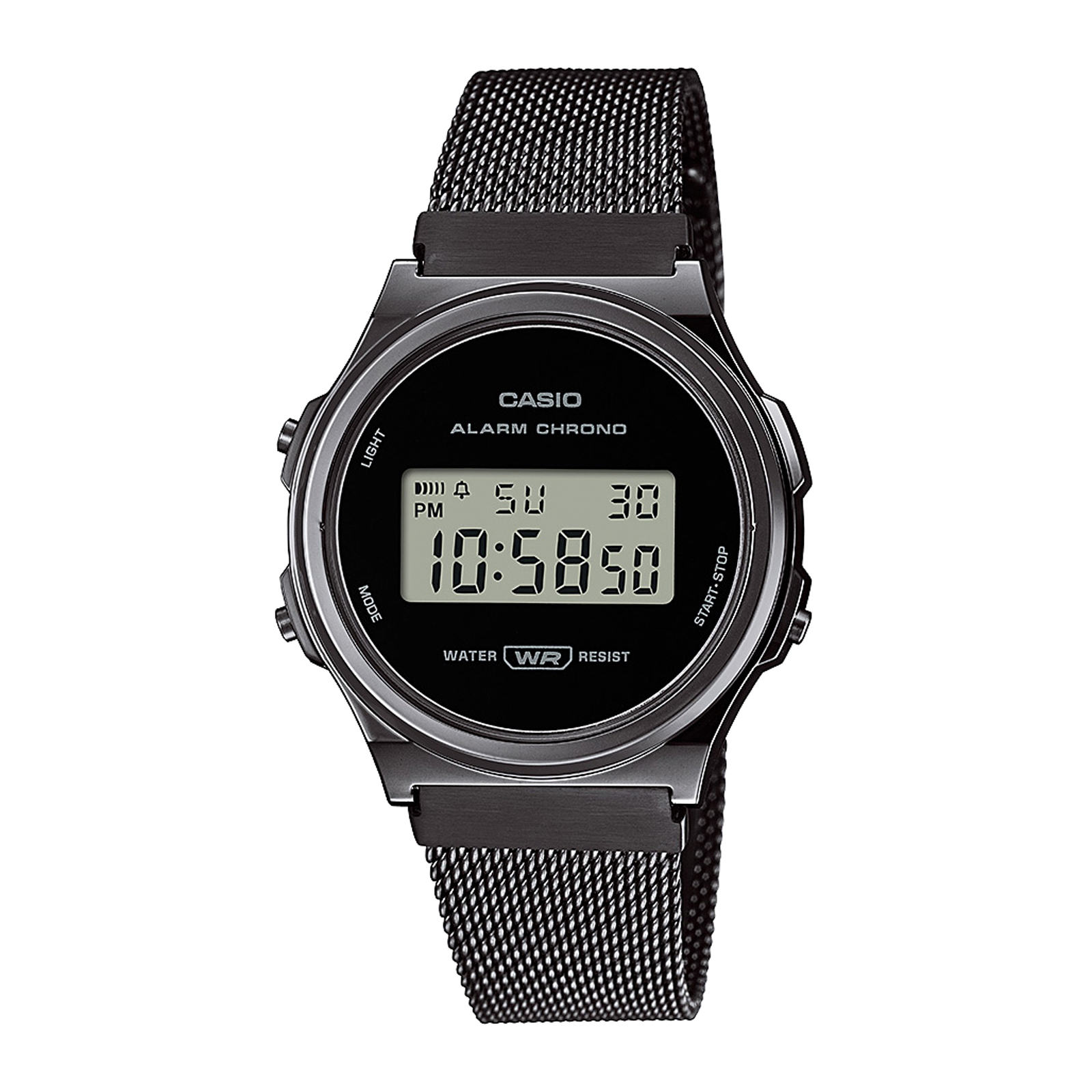 Reloj CASIO A171WEMB-1ADF Resina/Cromado Unisex Negro