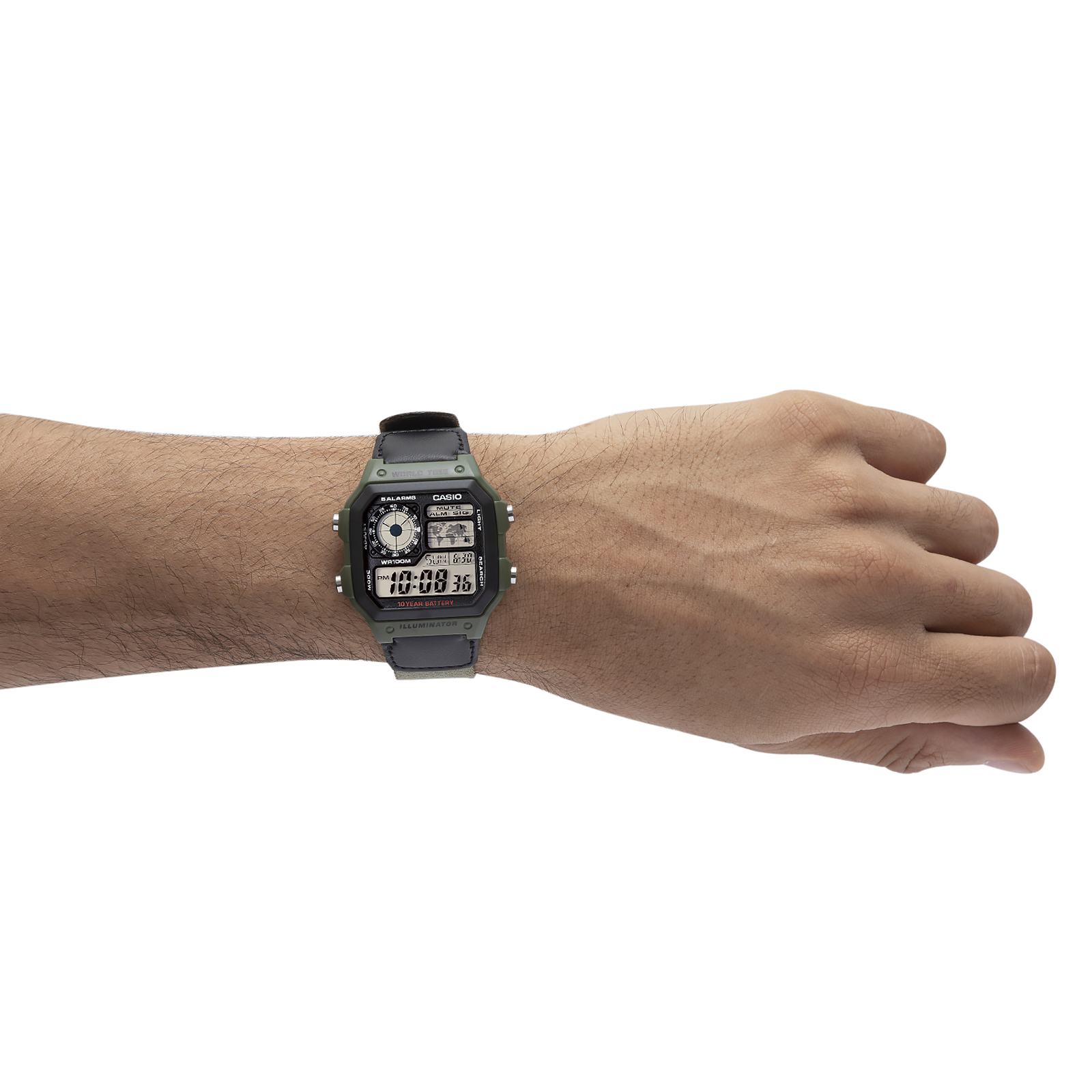 Reloj CASIO AE-1200WHB-3BVDF Resina Juvenil Verde