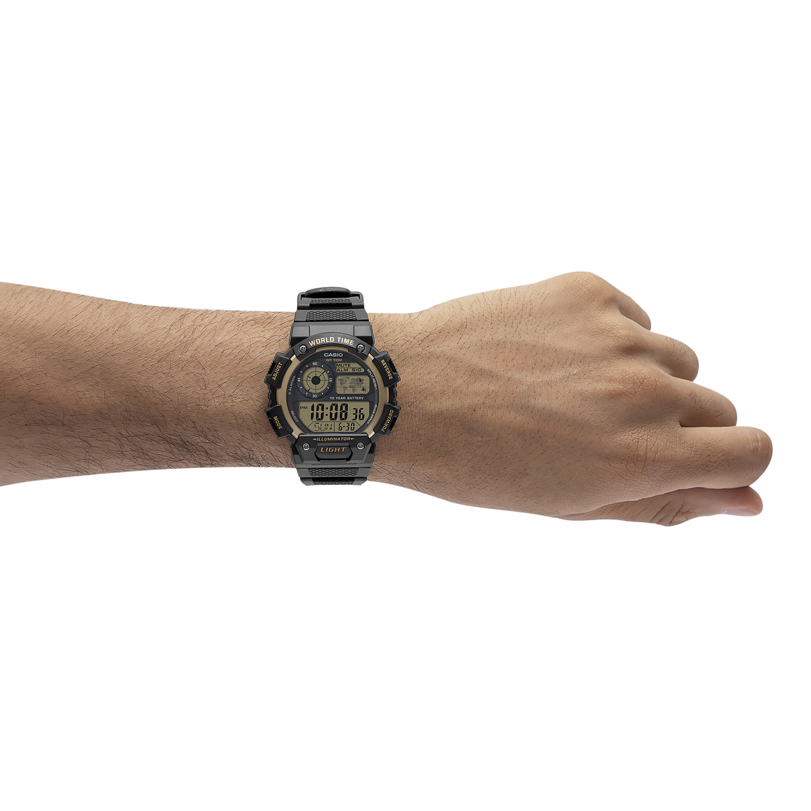 Reloj CASIO AE-1400WH-9AVDF Resina Juvenil Negro