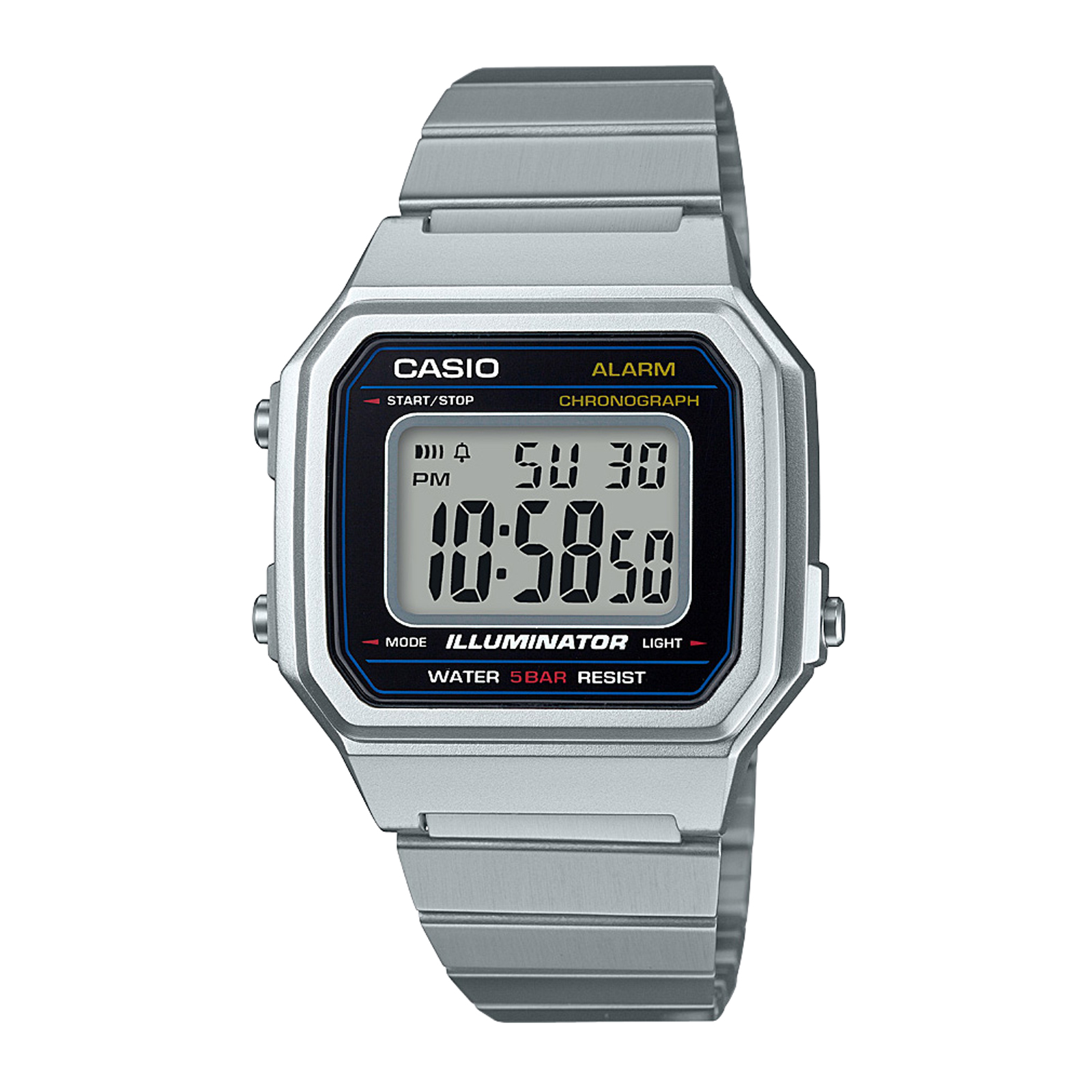 Reloj CASIO B650WD-1ADF Resina Unisex Plateado