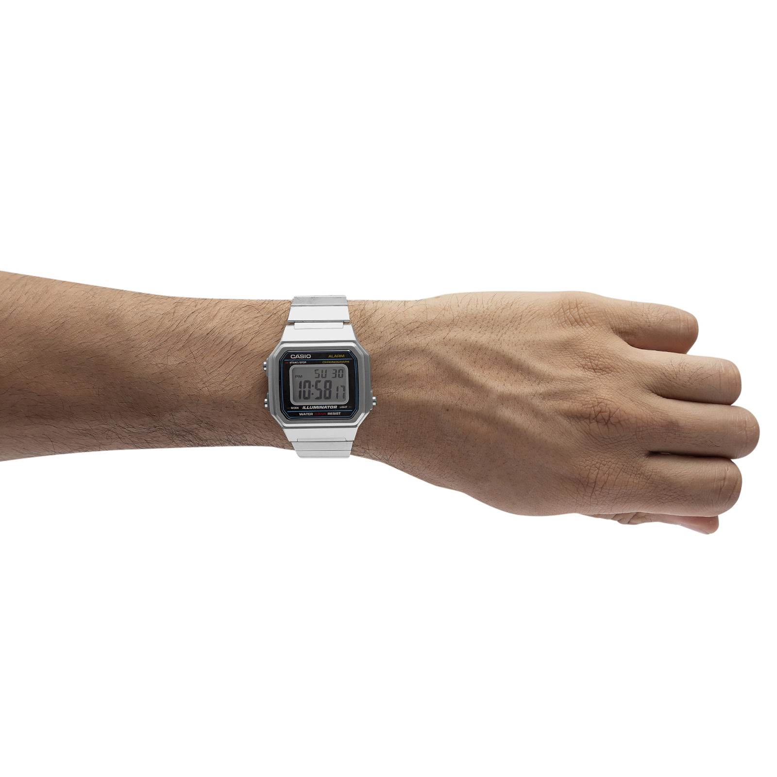 Reloj CASIO B650WD-1ADF Resina Unisex Plateado