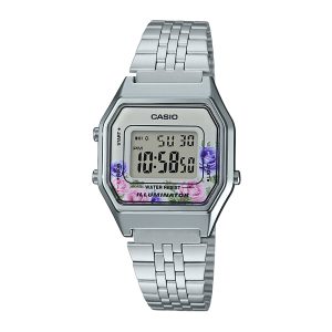 Reloj CASIO LA680WA-4CDF Resina/Cromado Mujer Plateado