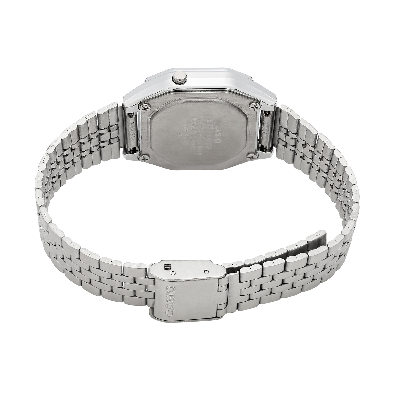 Reloj CASIO LA680WA-4CDF Resina/Cromado Mujer Plateado