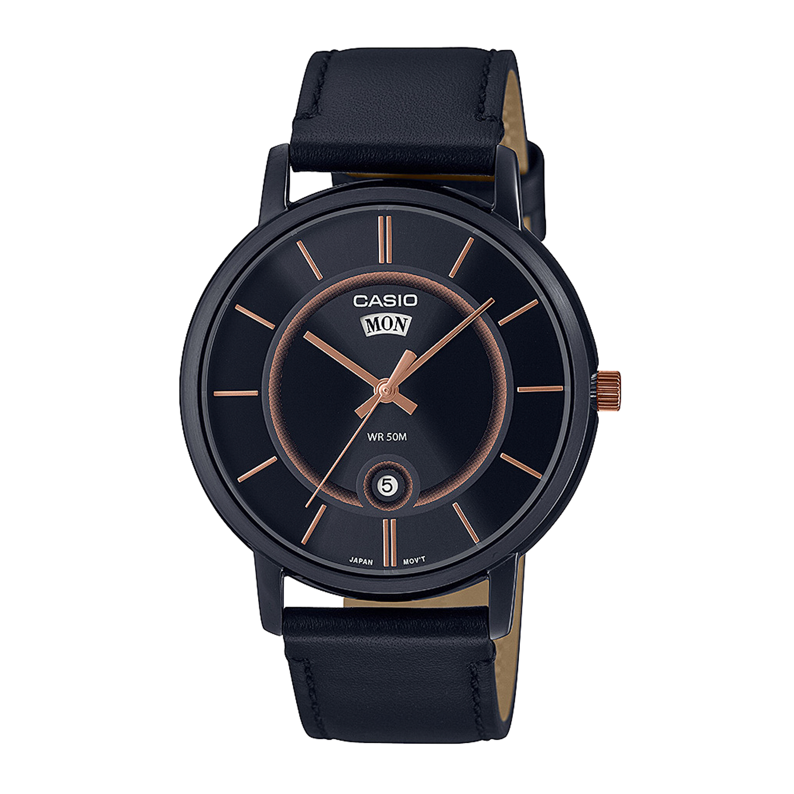 Reloj CASIO MTP-B120BL-1AVDF Acero Hombre Negro