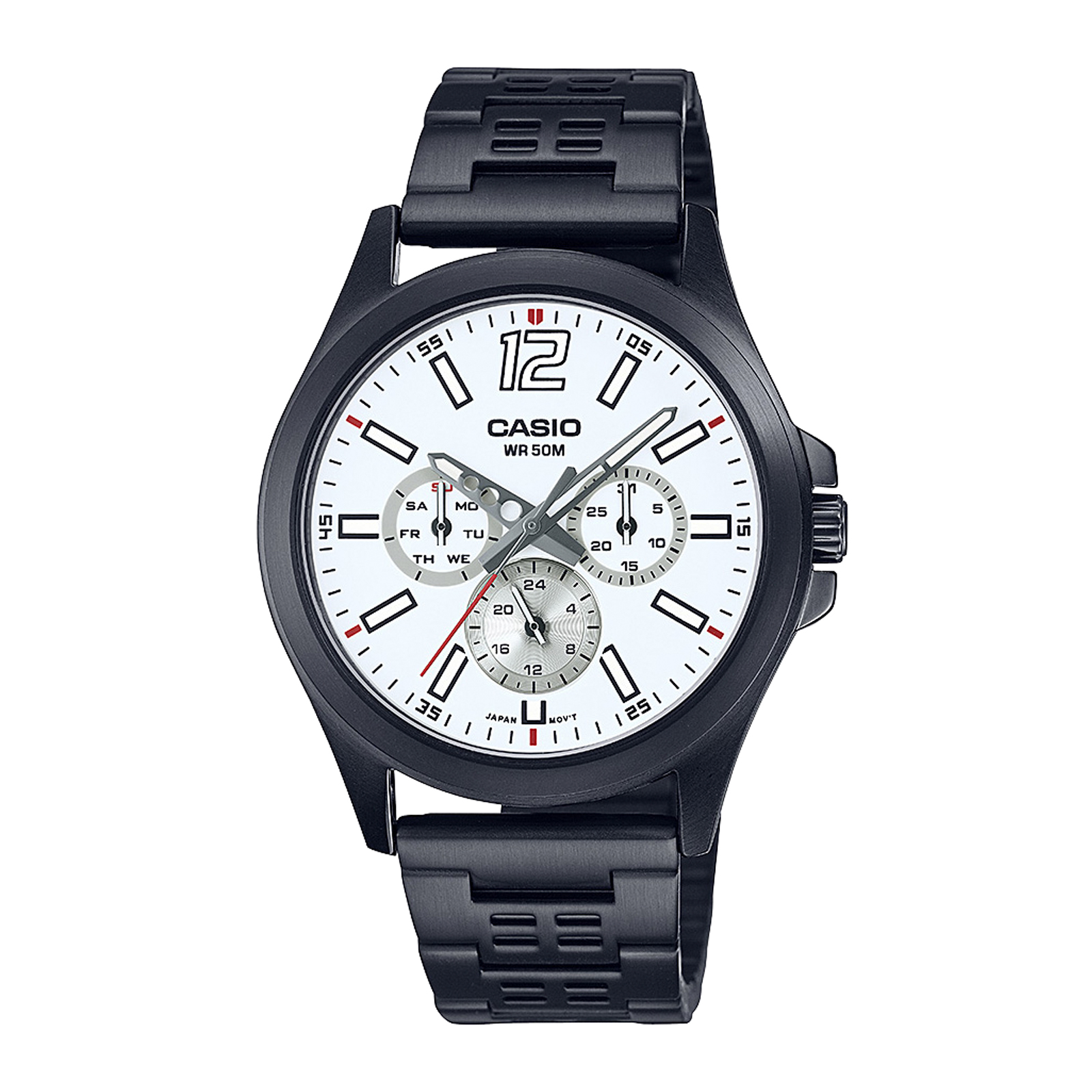 Reloj CASIO MTP-E350B-7BVDF Acero Hombre Negro