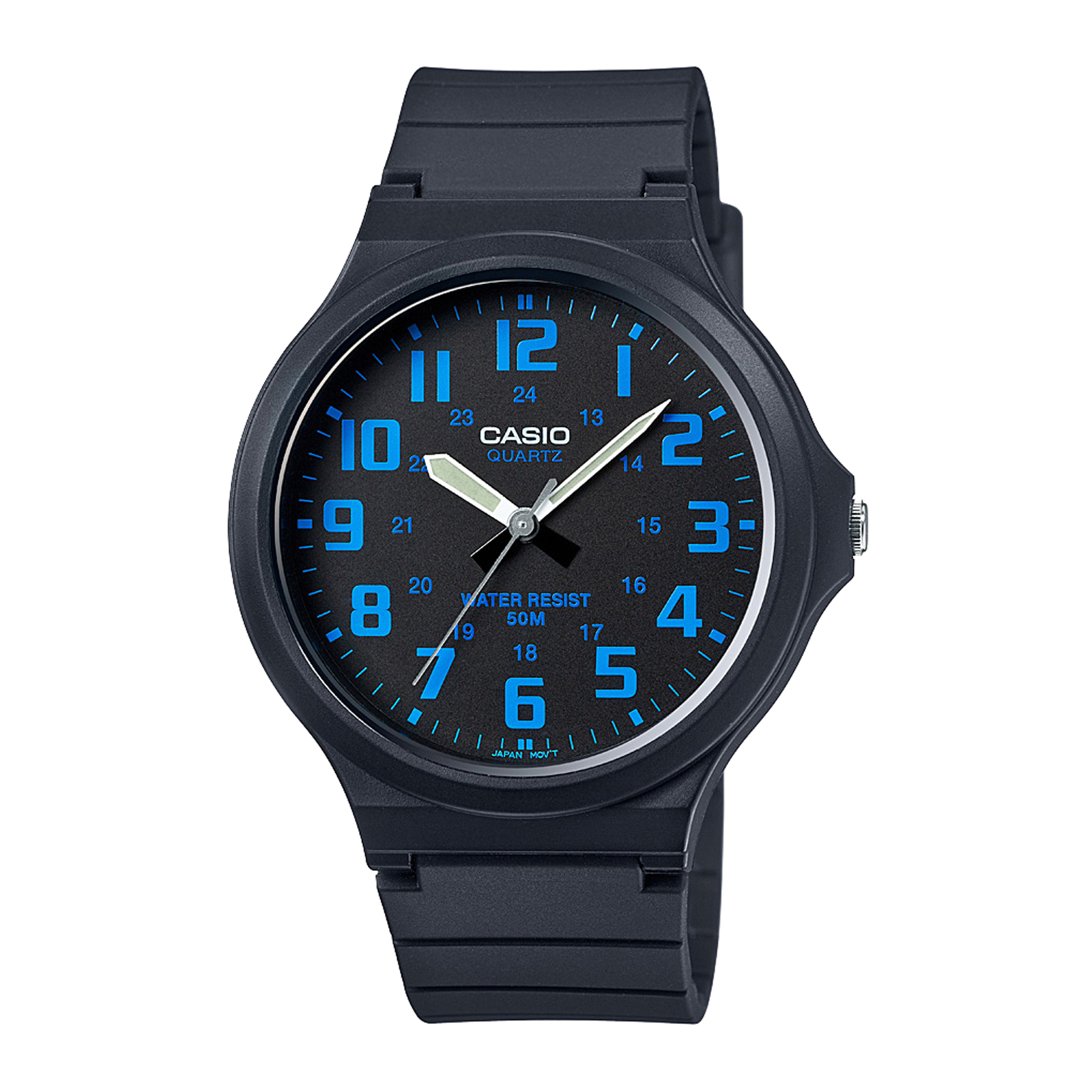 Reloj CASIO MW-240-2BVDF Resina Juvenil Negro
