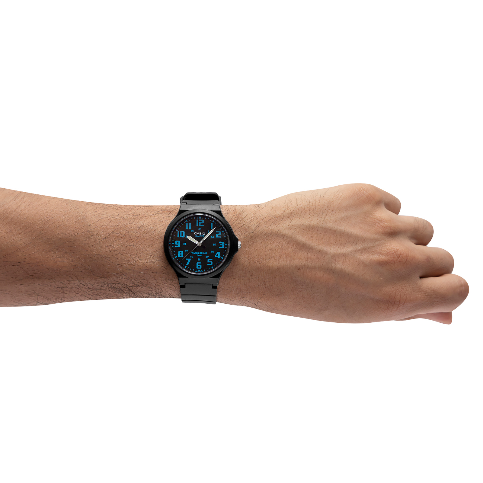 Reloj CASIO MW-240-2BVDF Resina Juvenil Negro