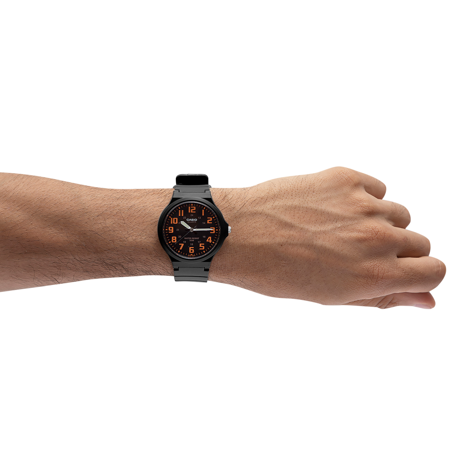 Reloj CASIO MW-240-4BVDF Resina Juvenil Negro