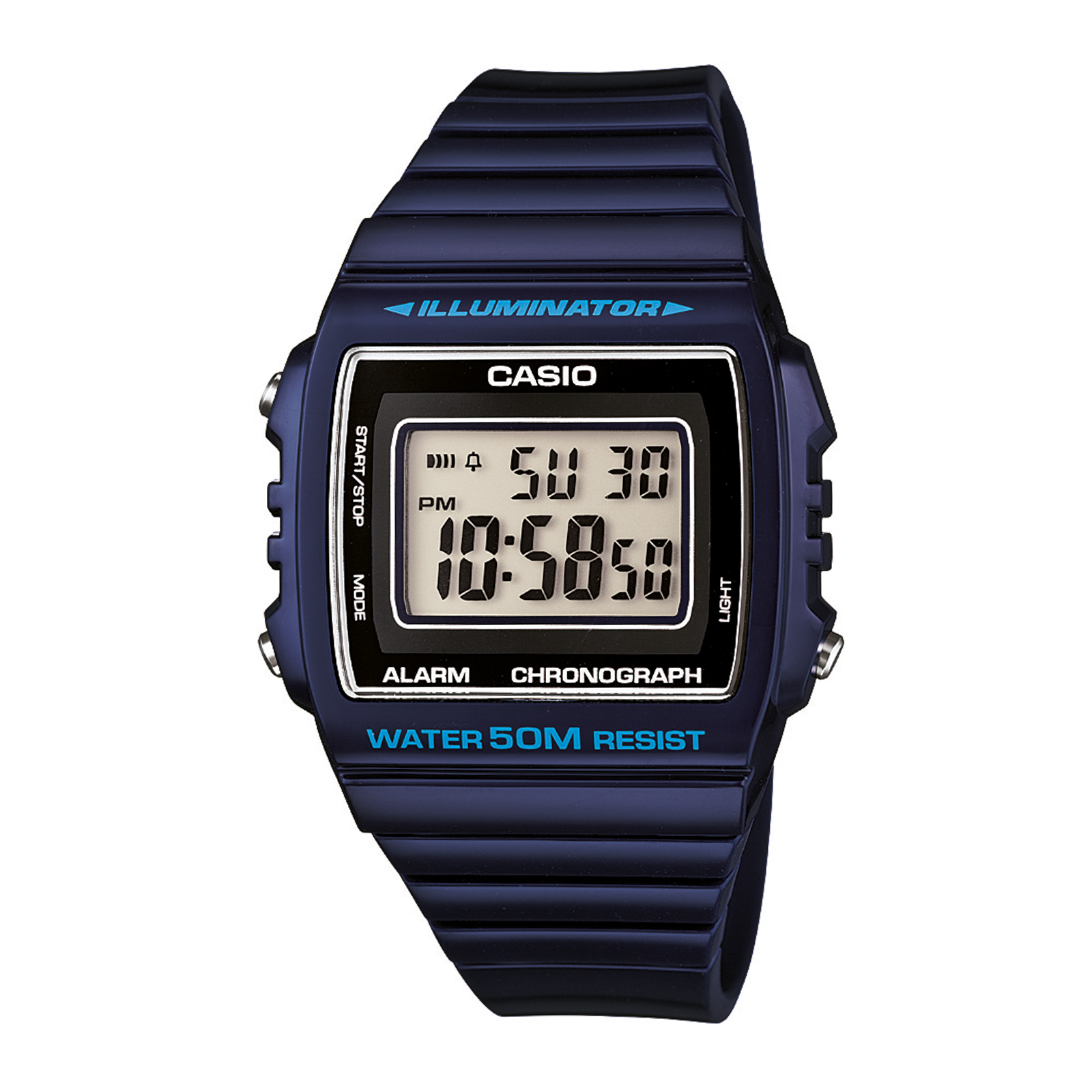 Reloj CASIO W-215H-2AVDF Resina Juvenil Azul